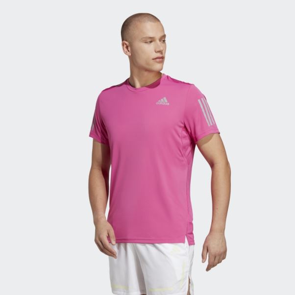Propre Le T-shirt De Course Fuchsia Adidas