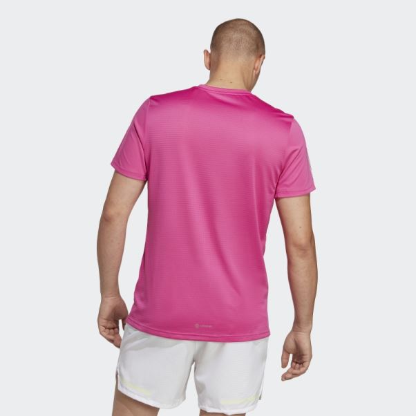 Propre Le T-shirt De Course Fuchsia Adidas