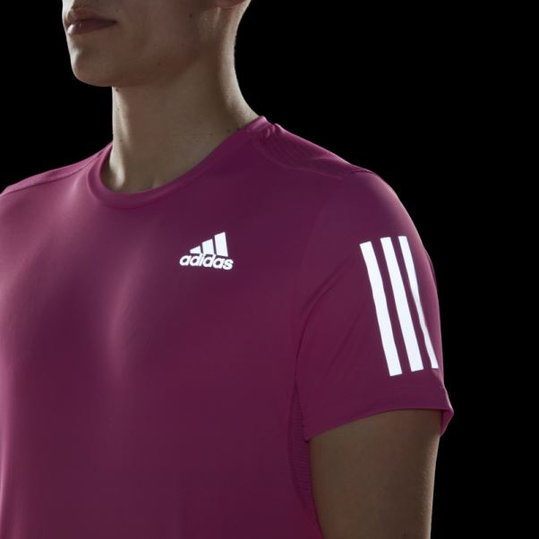Propre Le T-shirt De Course Fuchsia Adidas