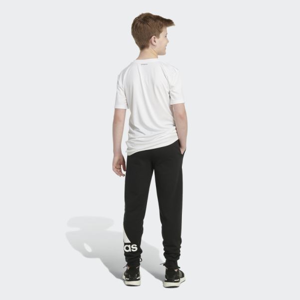 Pantalon De Jogging Essentiel En Coton Noir Adidas