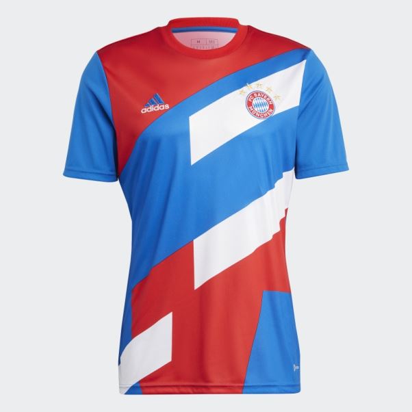 Maillot Pré-match Fc Bayern Adidas Rouge