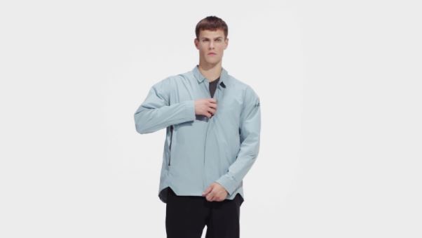 Surchemise Wind.rdy Grise Terrex Ct Myshelter Adidas