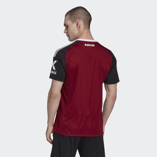 Maillot Domicile Fc Nﾨﾹrnberg 22/23 Adidas Bordeaux