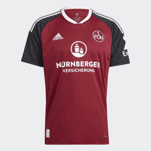 Maillot Domicile Fc Nﾨﾹrnberg 22/23 Adidas Bordeaux