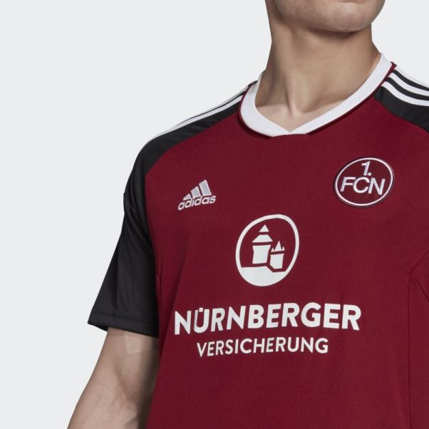 Maillot Domicile Fc Nﾨﾹrnberg 22/23 Adidas Bordeaux