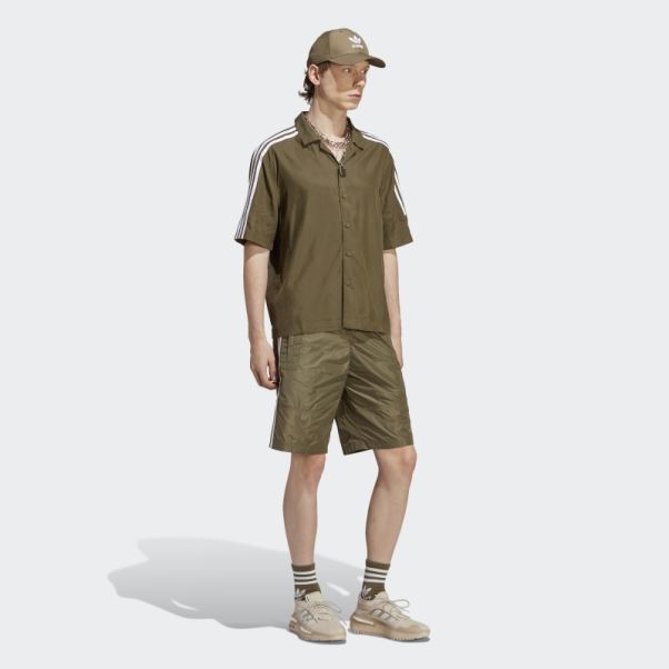Chemise Adidas Adicolor Parley Olive