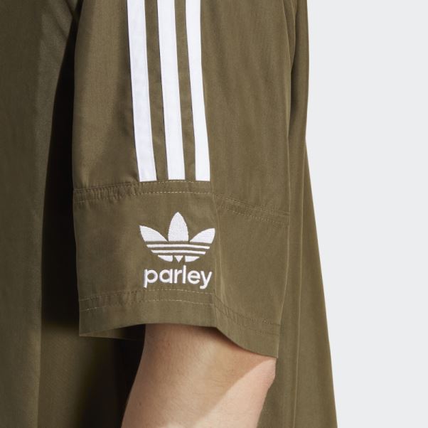 Chemise Adidas Adicolor Parley Olive
