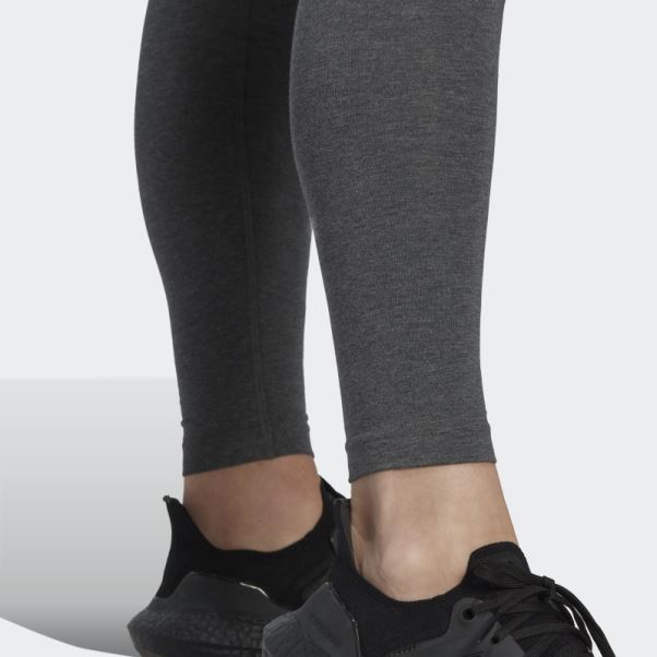 Gris Foncé Chiné Adidas Essentials Leggings En Coton (maternité)
