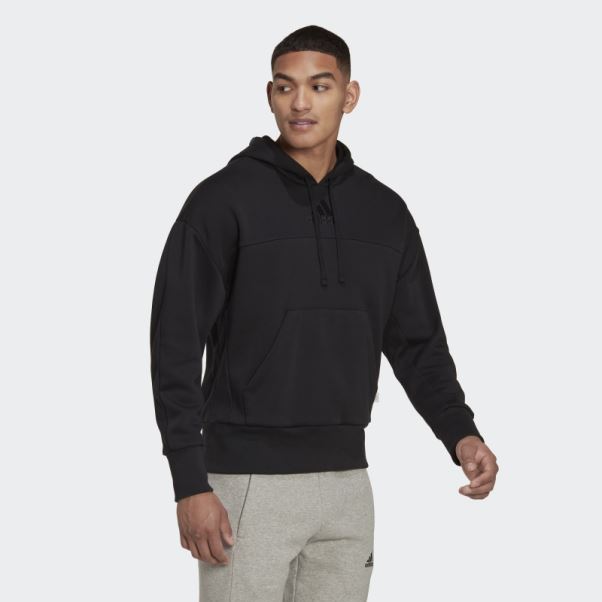 Sweat à Capuche Adidas Studio Lounge Noir