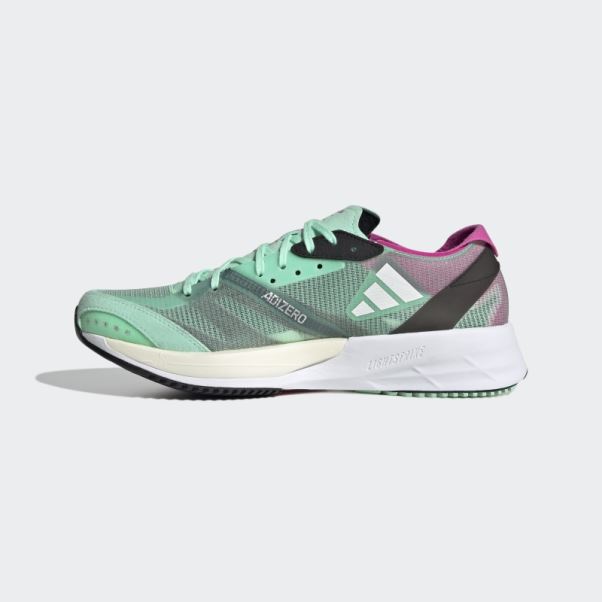 Chaussures De Course Adizero Adios 7 Menthe Adidas