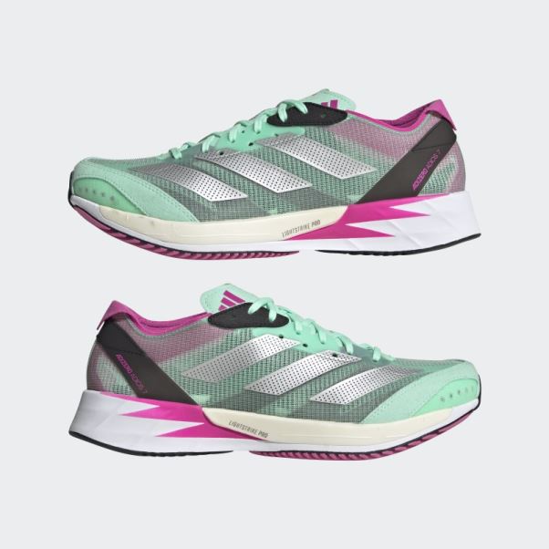 Chaussures De Course Adizero Adios 7 Menthe Adidas