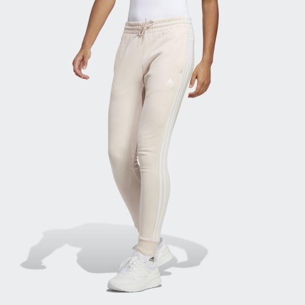 Pantalon à Revers En Molleton à 3 Bandes Essentials Adidas Quartz