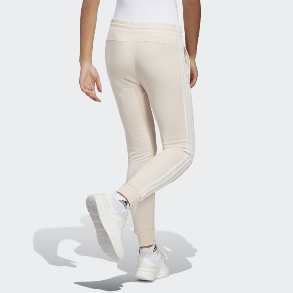 Pantalon à Revers En Molleton à 3 Bandes Essentials Adidas Quartz