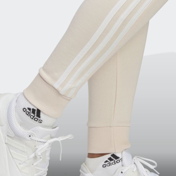 Pantalon à Revers En Molleton à 3 Bandes Adidas Essentials Quartz