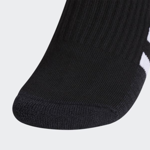 3 Paires De Chaussettes Invisibles Matelassées Noires Adidas
