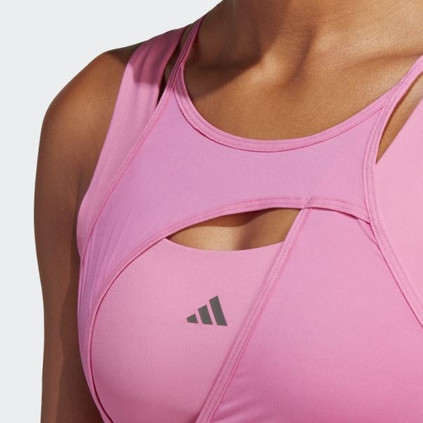 Soutien-gorge à Maintien Moyen Fuchsia Powerimpact Luxe Adidas
