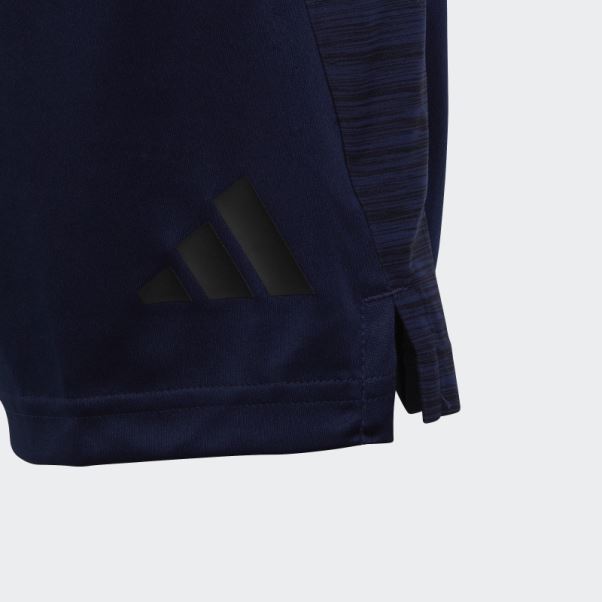 Short Chiné Aeroready Bleu Foncé Adidas