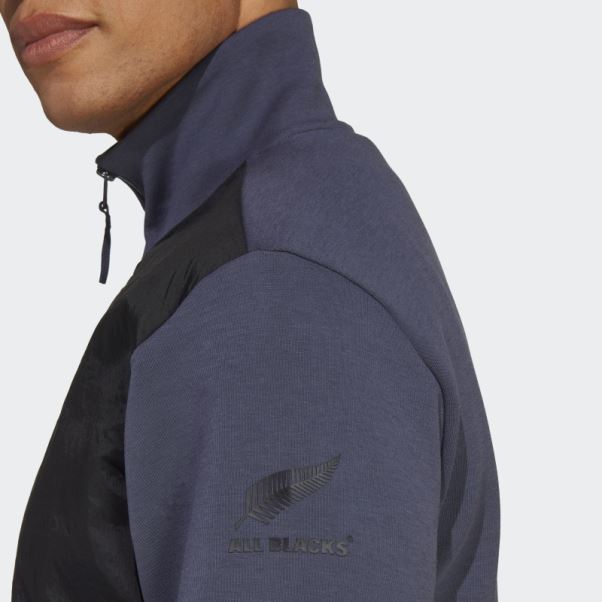 Veste Adidas All Blacks Rugby Lifestyle Bleu Marine