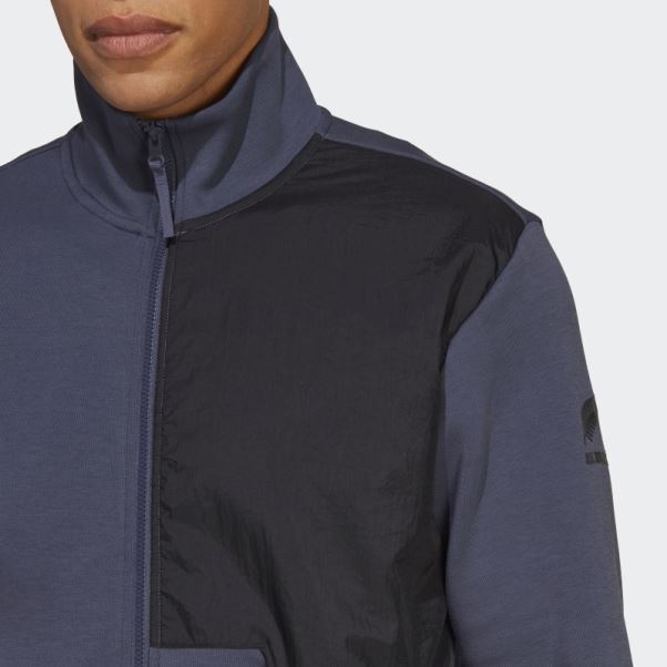 Veste Adidas All Blacks Rugby Lifestyle Bleu Marine