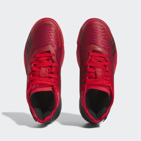 Mode Victoire Rouge Adidas D.o.n. Numéro 4 Chaussures De Basket