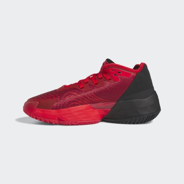 Mode Victoire Rouge Adidas D.o.n. Numéro 4 Chaussures De Basket