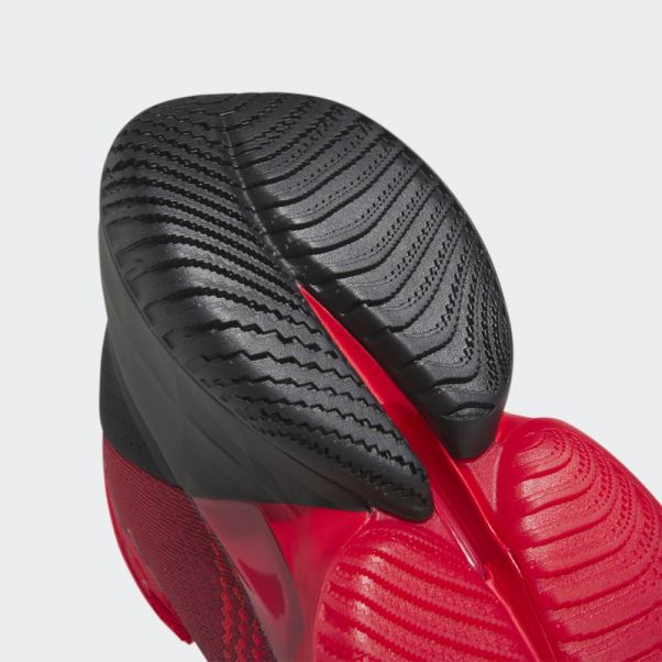 Mode Victoire Rouge Adidas D.o.n. Numéro 4 Chaussures De Basket