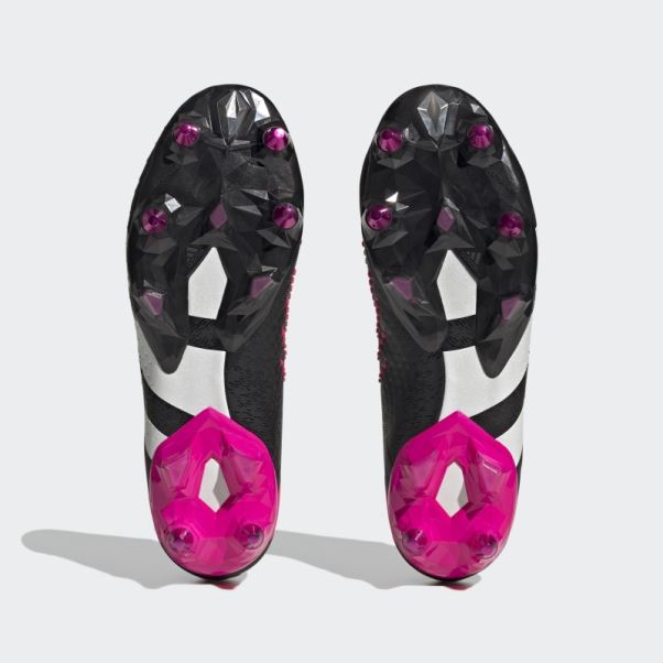 Adidas Predator Precision.1 Bottes Basses Pour Terrain Gras Noir