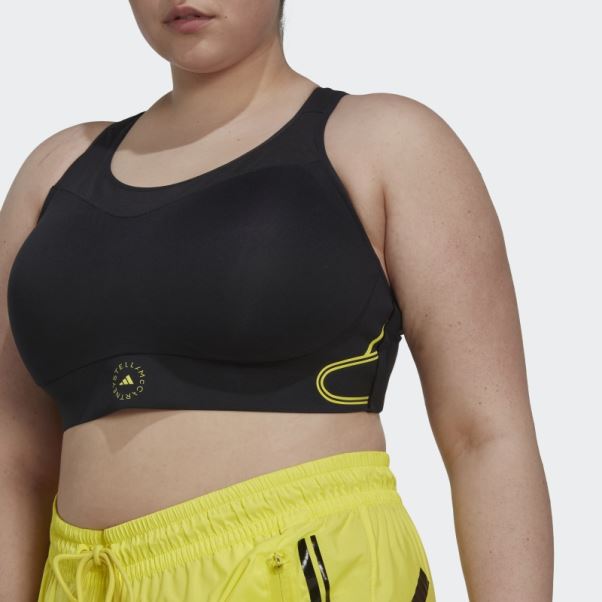 Adidas By Stella Mccartney Truepace Soutien-gorge De Sport à Maintien élevé Noir - Grande Taille