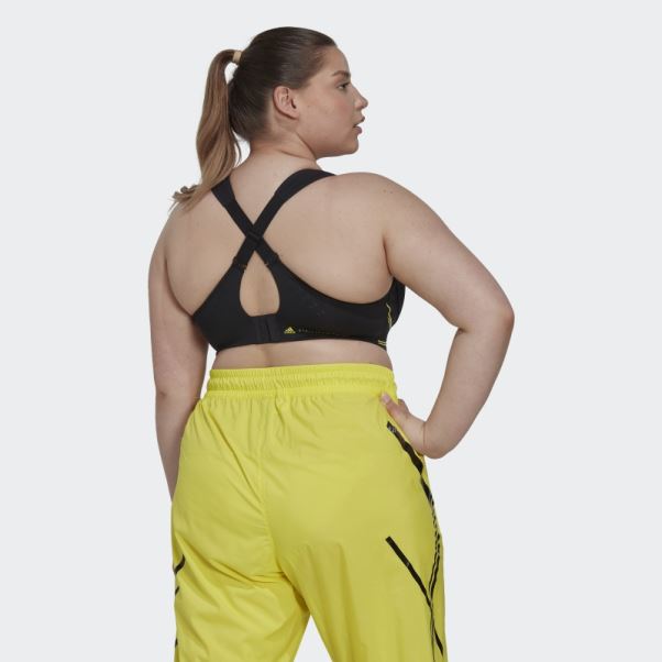 Adidas By Stella Mccartney Truepace Soutien-gorge De Sport à Maintien élevé Noir - Grande Taille