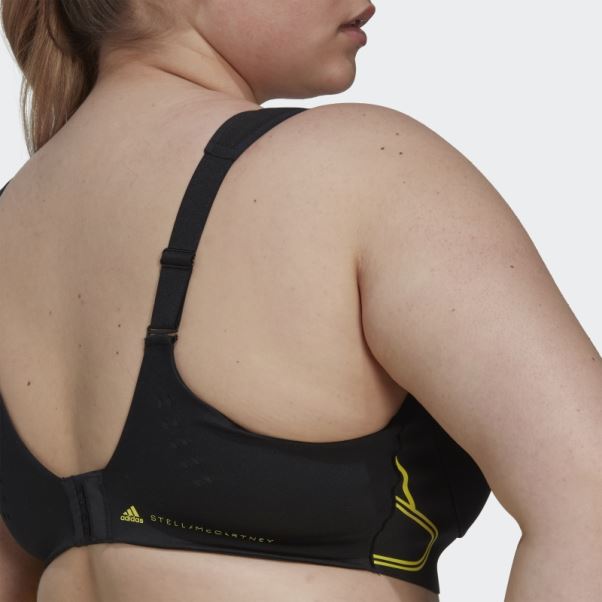 Adidas By Stella Mccartney Truepace Soutien-gorge De Sport à Maintien élevé Noir - Grande Taille