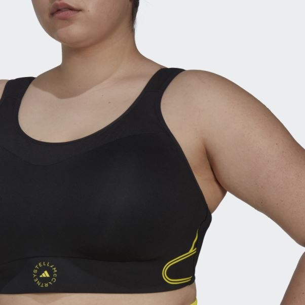 Adidas By Stella Mccartney Truepace Soutien-gorge De Sport à Maintien élevé Noir - Grande Taille