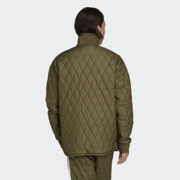 Veste D'archive Matelassée Adidas Adicolor Classics Olive