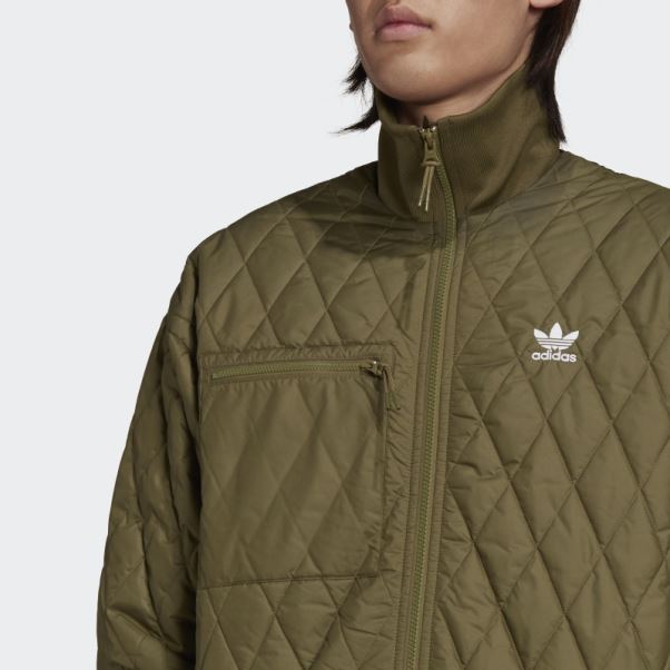 Veste D'archive Matelassée Adidas Adicolor Classics Olive