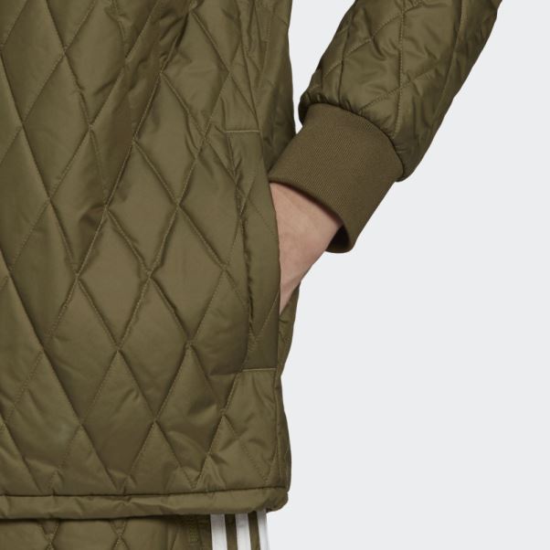 Veste D'archive Matelassée Adidas Adicolor Classics Olive