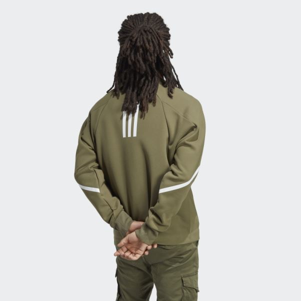 Adidas Olive Conçu Pour Le Sweat Premium Gameday