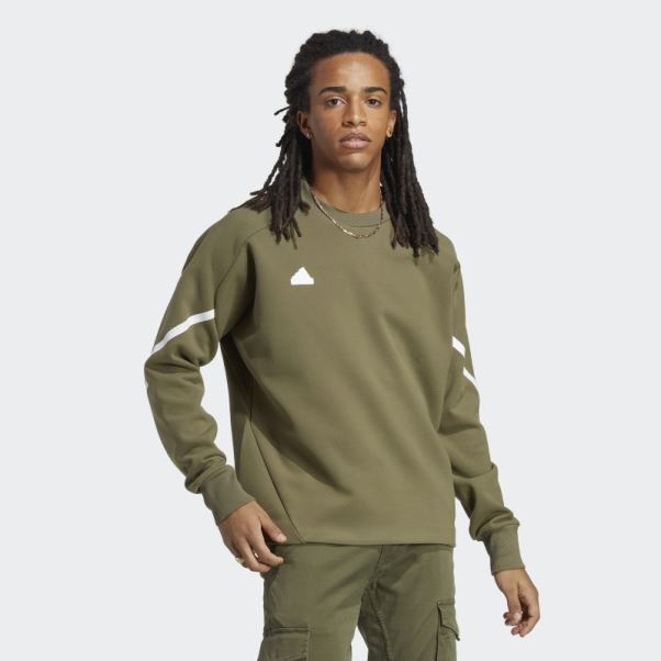 Adidas Olive Conçu Pour Le Sweat Premium Gameday