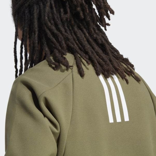 Adidas Olive Conçu Pour Le Sweat Premium Gameday