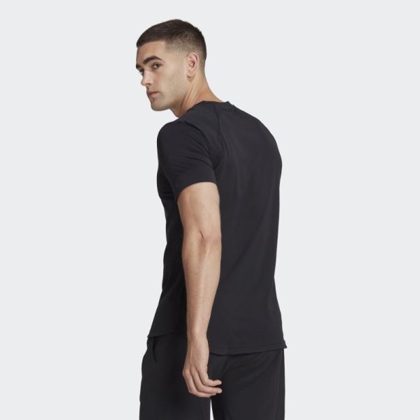 Tee Shirt Tennis New York Freelift Adidas Noir