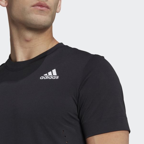 Tee Shirt Tennis New York Freelift Adidas Noir