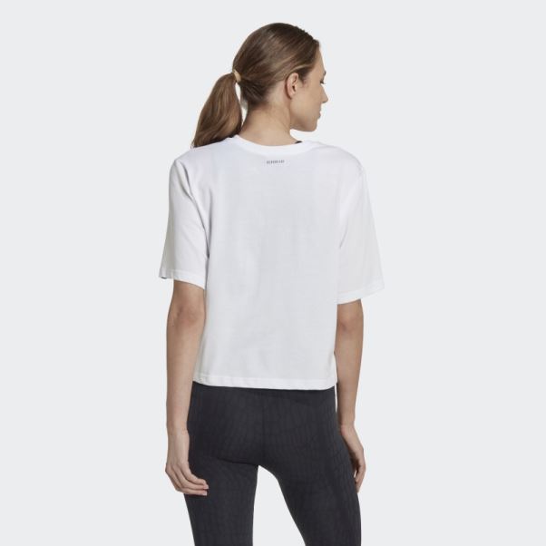 T-shirt Graphique Blanc Aeroready Training Adidas