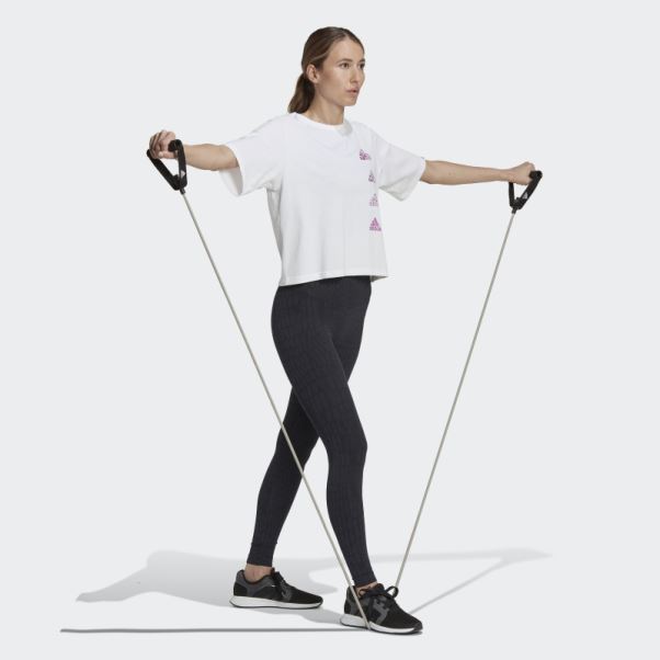 T-shirt Graphique Blanc Aeroready Training Adidas