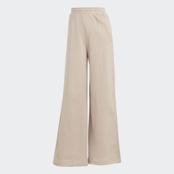 Adidas - Pantalon De Jogging Nervuré Premium Essentials Taupe