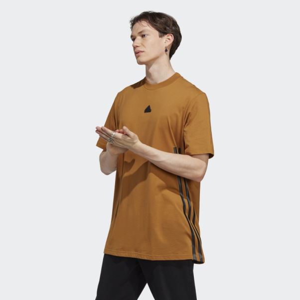 Adidas Future Icon 3-stripes T-shirt Bronze