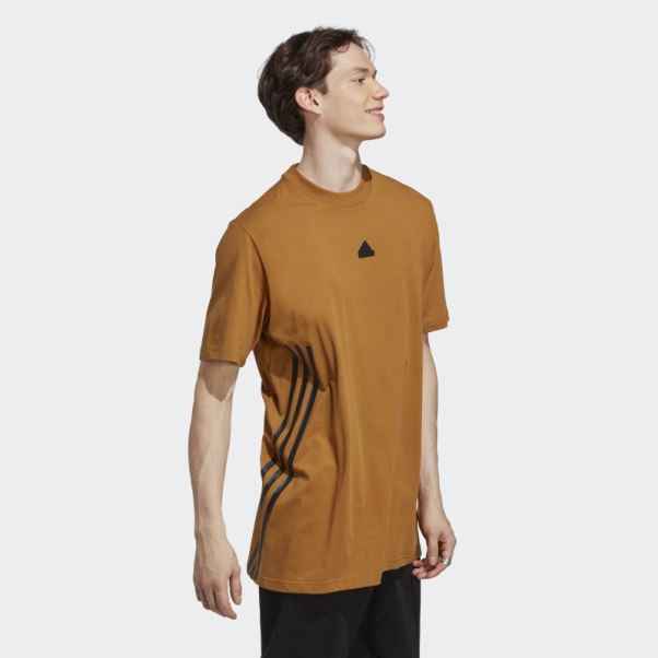 Adidas Future Icon 3-stripes T-shirt Bronze