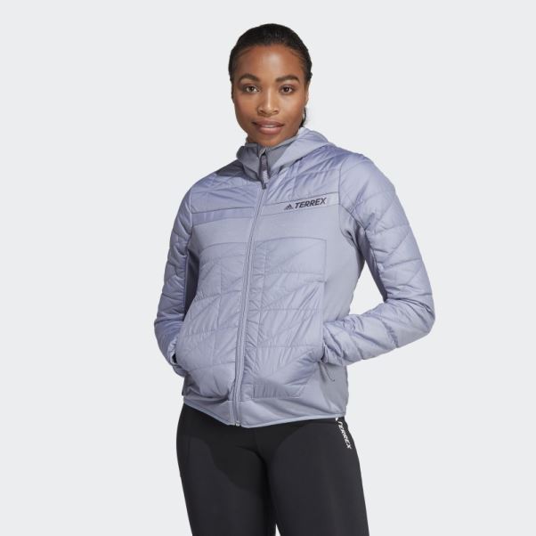 Terrex Multi Primegreen Hybride Isolé Veste Argent Violet Adidas