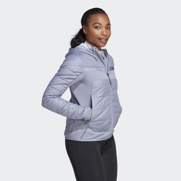 Terrex Multi Primegreen Hybride Isolé Veste Argent Violet Adidas