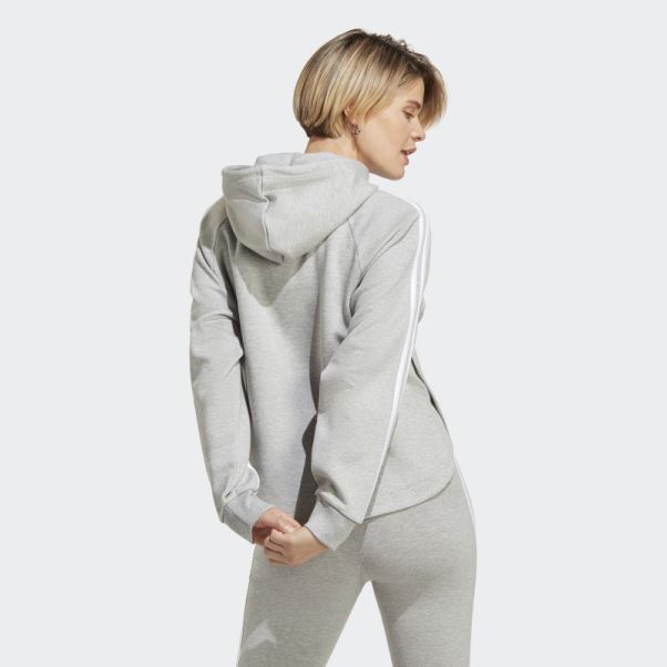Sweat à Capuche De Maternité Sur La Tête Adidas Gris Moyen