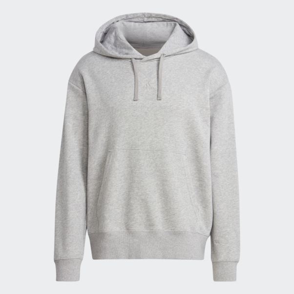 Sweat à Capuche Adidas All Szn French Terry Gris Moyen