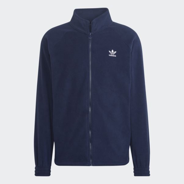 Veste Polaire Adicolor Classics Trefoil Teddy Adidas Night Indigo
