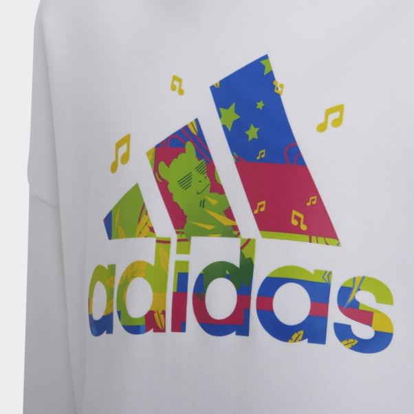 Sweat Adidas X Lego Vidiyo Crewneck Blanc Chaud